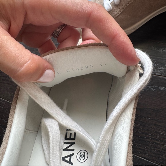 CHANEL | Suede Calfskin Womens Sneakers - Picture 6 of 6